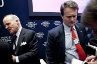 Brian   Moynihan, szef Bank of America Corp. (z prawej) w Davos.  