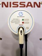 Plug-In 2010, San Jose, California, Na pokazie zaprezentowano domowe urządzenie do ładowania baterii Nissana Leaf. Fot. Tony Avelar/Bloomberg
