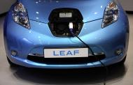 Nissan Leaf – Stoisko Nissana na pokazach O2 Arena w Londynie w Wielkiej Brytanii (4). Fot. Simon Dawson/Bloomberg