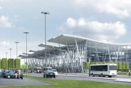 Terminal we Wrocławiu - Wizualizacja (2). Zdjęcia pochodzą z materiałów prasowych Portu Lotniczego Wrocław