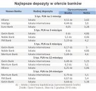 Najlepsze depozyty w ofercie banków - grudzień 2010 r.