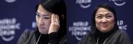 Niektórzy z uczestników Forum w Davos wykazywali zmienne nastroje. Na zdj. Zhang Xin, CEO w Soho China Ltd., Davos, 26. stycznia 2011 r. 