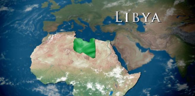 Mapa konturowa Libii