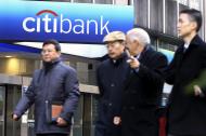 Przed siedzibą Citigroup w Nowym Jorku