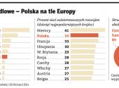 Centra handlowe - Polska na tle Europy
