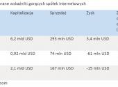 Tabela 3. Wybrane wskaźniki gorących spółek internetowych