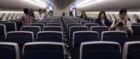 Kabina pasażerska Dreamlinera, najnowszego samolotu Boeinga, modelu 787