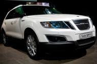 Saab 94X w salonie w Sztokholmie w Szwecji fot. Linus Hook/Bloomberg