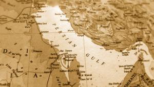 Mapa Zatoki Perskiej, fot. Sean Gladwell 